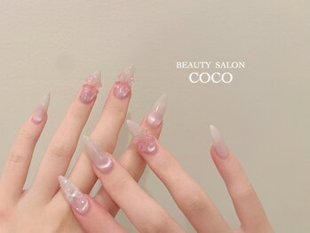ココ(COCO)の写真/【六本木の”可愛い”韓国・ワンホンネイル】トレンドを抑えたデザインが得意♪持ち込みも可能です◎