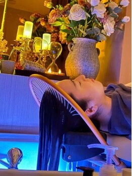 風の亭リラクゼーション 平井店の写真/当店おすすめ★クリームヘッドスパ！フェイシャルセットメニュー有◎頭皮すっきり・頭皮のむくみを改善♪