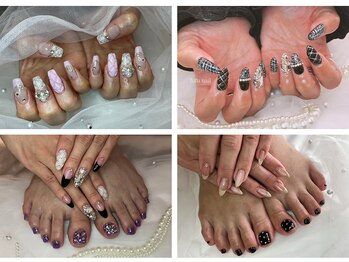フフネイル(fufu nail)の写真/【ママになってもトレンド最前線！】お子様同伴OK★定額デザインの種類も豊富で手元から垢抜けをお手伝い♪