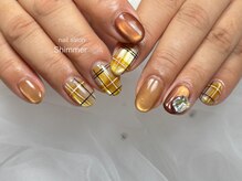 シマー(Shimmer)/ブラウンチェック