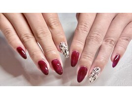 スカルプ２本アート