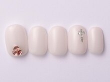 ジェミーネイル エビス(Jemiy nail ebisu)/ピンククロスストーン6480yen