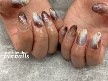 サンネイルズ(sun nails)の雰囲気（サンプルも沢山ご用意しております。持ち込み画像も人気です☆）