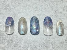 プルル(PURR)/ブルーニュアンスネイル