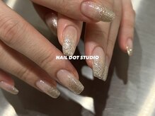 ネイルドットスタジオ 堺筋本町(NAIL DOT STUDIO)/ラメグラデーション