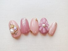 エスプレッソ アイビューティーアンドネイル 新百合ヶ丘店(Espresso)/フラワーネイル/成人式/シェル