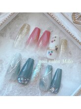 ミコ(Miko)/押し花&大理石　パラジェル