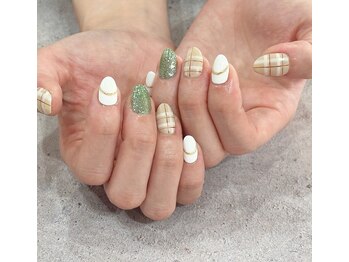 ネイルアンドブライダルエステ ベルム(Belm)/チェックネイル