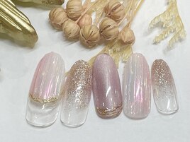 オーロラバカラネイル