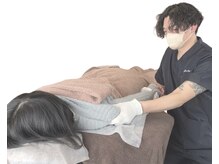 てんでらく/上半身リンパマッサージ一例