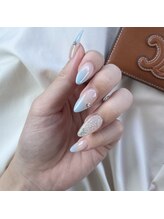 モアナ 光明池店(MOANA)/夏ネイル/ブルー