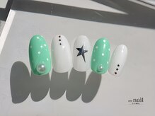 アンドラッシュ アンドネイル 本郷三丁目駅前店(and lash/and nail)/全体アート/定額華やか