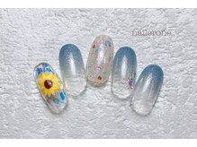 ネイルクローネ(nail crone)/涼夏のヒマワリ