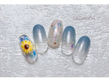 ネイルクローネ(nail crone)/涼夏のヒマワリ