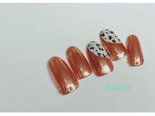 フランセス(Frances)/新作　ミラー×ヒョウ柄ネイル