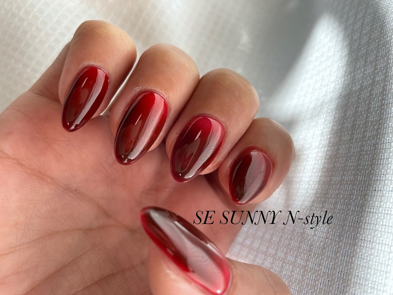 ネイルチップ 量産型 ワンホン 韓国 チークネイル ちゅるん 赤 #121 ネイルチップ ワンホン 韓国 赤 量産型 チークネイル ちゅるん ￥3150