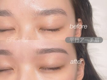 ブローム 水天宮前東京シティエアターミナル店(BROHM)/【ノーメイク】でも綺麗な眉毛に