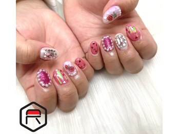 東海最大級ネイルサロン by レディスペネイル 名駅店/バラ×ハート