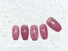 アトリエ ツメ(atelier TsuMe)/大人ピンク ラインアート