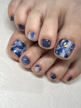 ココロネイル 半田山店(Cocolo nail)の写真/足元の露出が増える季節だからこそ可愛いフットネイルで差をつける♪画像持込ＯＫ☆お得な定額メニューも◎