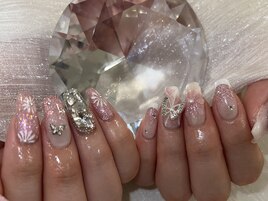 お持ち込みフラワーネイル