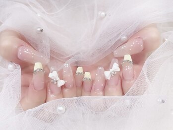 プティネイル 池袋(Puty Nail)/3Dリボンネイル　スカルプ