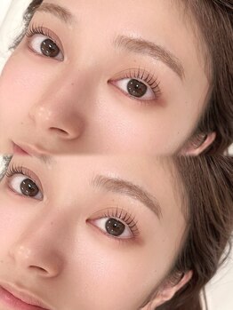 エピコ(epico)の写真/毛先までくるっとまつげパーマ★ビューラーいらずでナチュラルなのに目力UP！モチの良さが人気の理由！