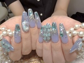 夏ネイル/持ち込み/新宿三丁目