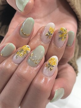 リアンブリエ(LienBriller)/ミモザネイル