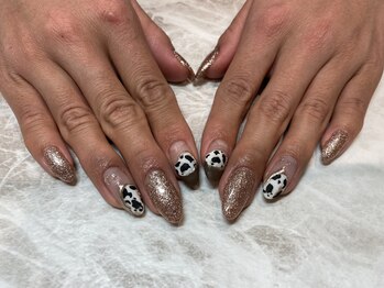 エステティックアンドネイル ローズ(ESTHETIC&NAIL Rose)/ワンカラー×アート