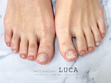 ネイルアトリエルカ(nail atelier LUCA)/W-593 シェラックマーブルネイル