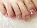 めっちゃ可愛いフットネイル