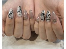 パーミル アイ アンド ネイル クマモト(permille ‰ eye&nail Kumamoto)/手書きネイル
