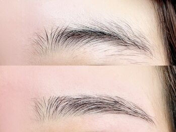 チャームバイレボ 柏駅(charm by revo)の写真/眉のお手入れが大事☆眉毛美人用ワックス脱毛と眉毛の生えグセ改善パーマでメイクも決まる★