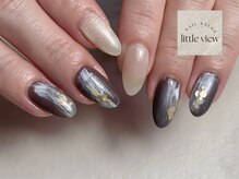 ・ブラウンニュアンス塗りかけ