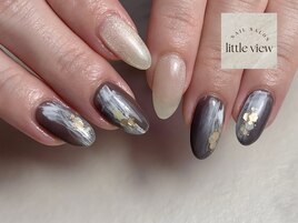 ・ブラウンニュアンス塗りかけ