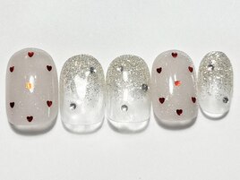 ハートドットラメグラ￥4500