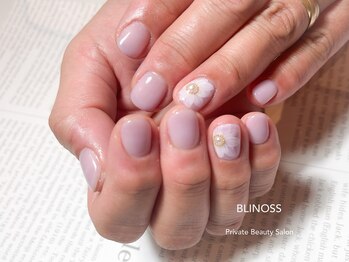 ブリノス(BLINOSS)/パープル×フラワー