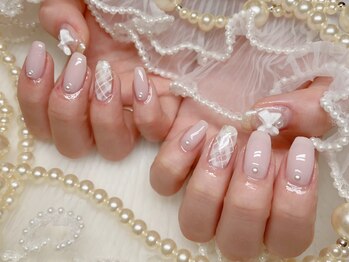 アイカ(Aika)の写真/定額メニュー¥8,000～¥9,500が大人気★お仕事や毎月の予定に合わせてお得にネイルを楽しめる♪