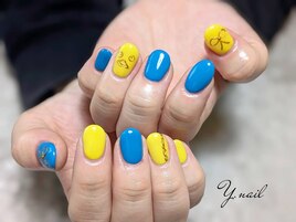 個性派シンプルネイル