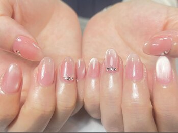 プロモート 岡山城下店(Promote)/マグネット×ストーンネイル