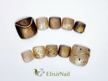 エリクサーネイル 池袋(Elixir Nail)/フット やり放題/クーポン使用