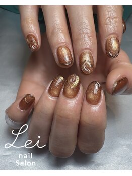 レイネイル(Lei nail)/マグネットデザイン　¥6,000