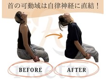 リセット鍼灸院(Risetto鍼灸院)/首の可動域は自律神経に直結！