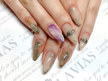 プロフェッショナル ネイルサロン ラヴィアス(LAVIAS)/【ジェル】10本アートし放題