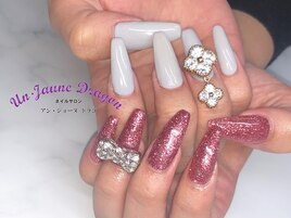 【ロングネイル】ちぐはぐネイル