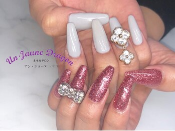アン ジョーヌドラゴ/【ロングネイル】ちぐはぐネイル