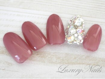 ラグジュアリーネイルズ アカバネ(Luxury Nails Akabane)/ストーン敷き詰め*ビジュー