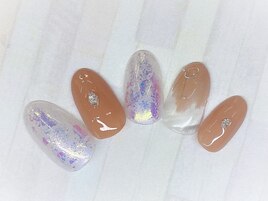 オーロラ　ニュアンス　ぬりかけ