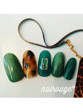 ネイル―ジュ 札幌大通店(nairouge*)/秋♪レオパード